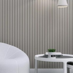MDF PANEL ΜΕ 3D ΠΗΧΑΚΙΑ 506090 BEAT DL 16/119/2750mm SAND GREY NewPlan