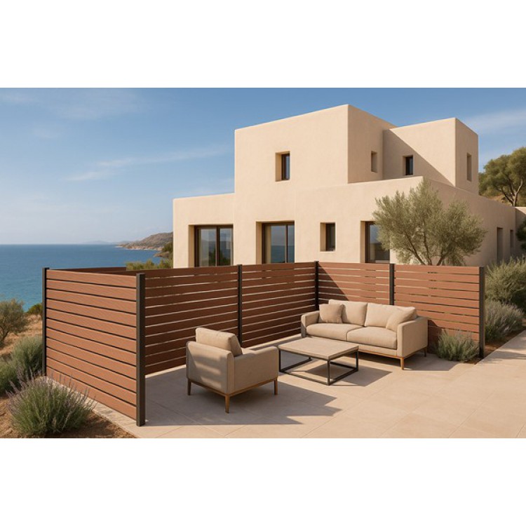 WPC ΠΕΡΙΦΡΑΞΗΣ 20/120mm BROWN 5040 NewPlan