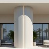 PANEL ΕΥΚΑΜΠΤΗΣ ΠΕΤΡΑΣ 113020 RIPPLE BOARD 600/1200mm BEIGE WHITE NewPlan