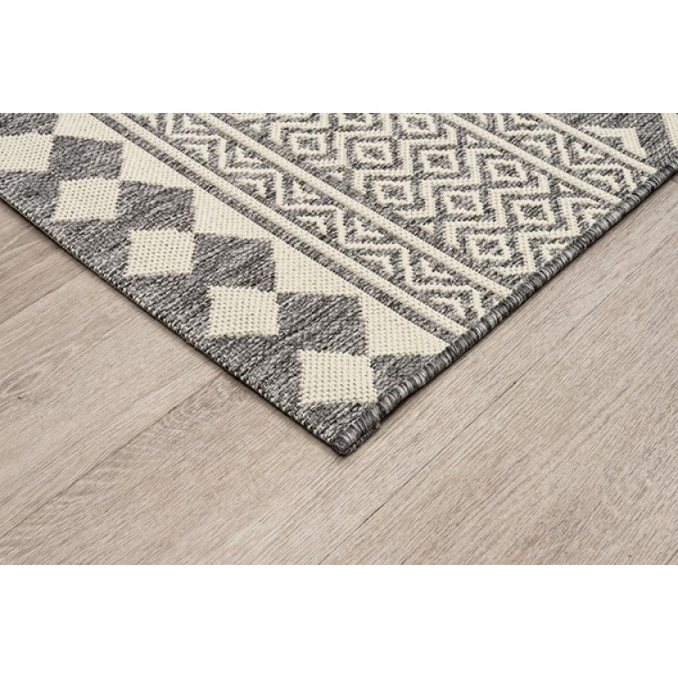 ΧΑΛΙ ETHNIK  7525D  GREY-ECRU - 160X230  NewPlan