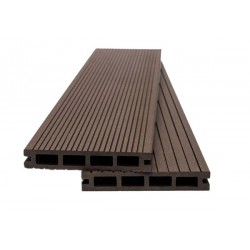 DECK-WPC ΔΑΠΕΔΟΥ 25/145mm D.BROWN 110 NewPlan