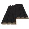 MDF PANEL ΜΕ 3D ΠΗΧΑΚΙΑ 505090 BEAT ST 16/119/2750mm BLACK NewPlan