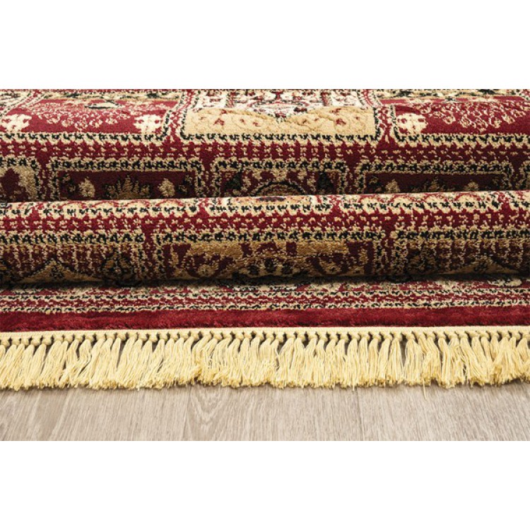 ΧΑΛΙ PERSIA 6283 BURGUNDY ΜΕ ΚΡΟΣΣΙ