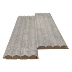 MDF PANEL ME 3D ΠΗΧΑΚΙΑ 804070 WAVE ST 16/119/2750mm CHICAGO CONCRETE NewPlan