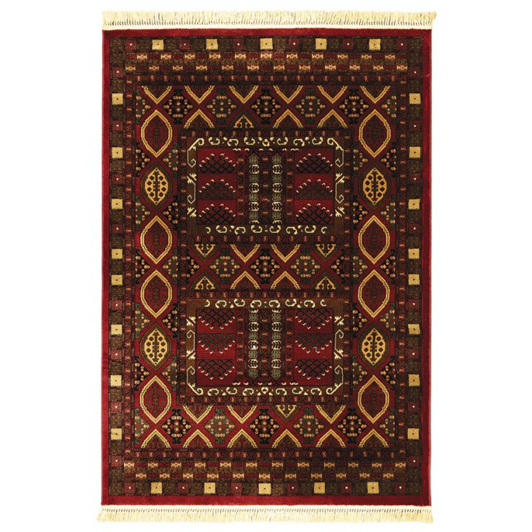 ΧΑΛΙ PERSIA 2273 BURGUNDY ΜΕ ΚΡΟΣΣΙ 