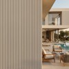GIGA PANEL 1200/2800mm (ΣΕΤ 2ΤΜΧ)  ΕΥΚΑΜΠΤΗ ΠΕΤΡΑ 113020 RIPPLE BOARD BEIGE WHITE NewPlan