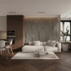 PANEL PU ΤΕΧΝΗΤΗΣ ΠΕΤΡΑΣ 314040 MUSHROOM STONE 600/1200mm LIGHT GREY NewPlan