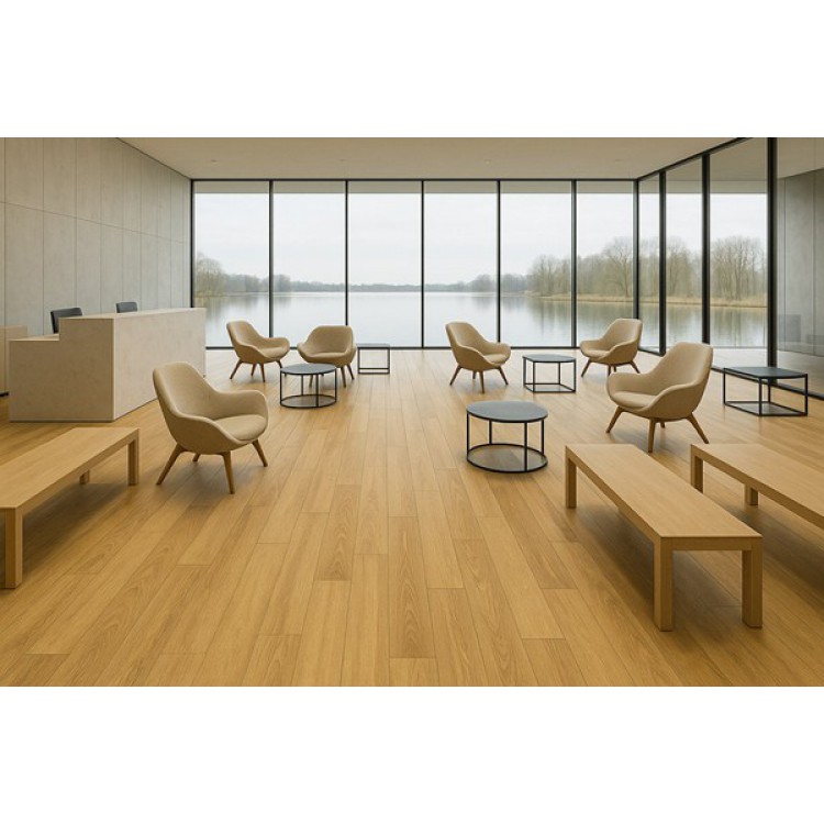 ΠΛΑΣΤΙΚΟ ΔΑΠΕΔΟ TRENTO 263L HONEY OAK 4M NewPlan