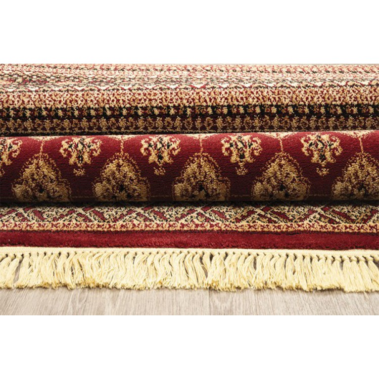 ΧΑΛΙ PERSIA 7838 BURGUNDY ΜΕ ΚΡΟΣΣΙ
