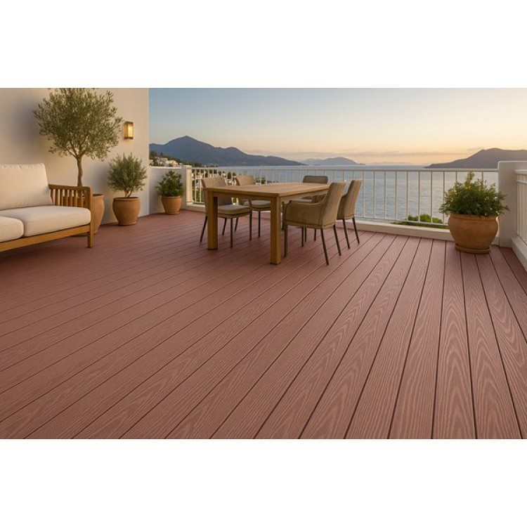 DECK-WPC ΔΑΠΕΔΟΥ ΝΕΑΣ ΓΕΝΙΑΣ 25/146mm L.BROWN 8040 NewPlan