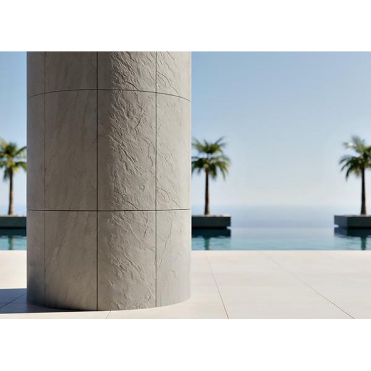 PANEL 101040 (ΚΙΒ   9ΤΜΧ)  ΕΥΚΑΜΠΤΗΣ ΠΕΤΡΑΣ 600/1200mm SLATE LIGHT GREY NewPlan