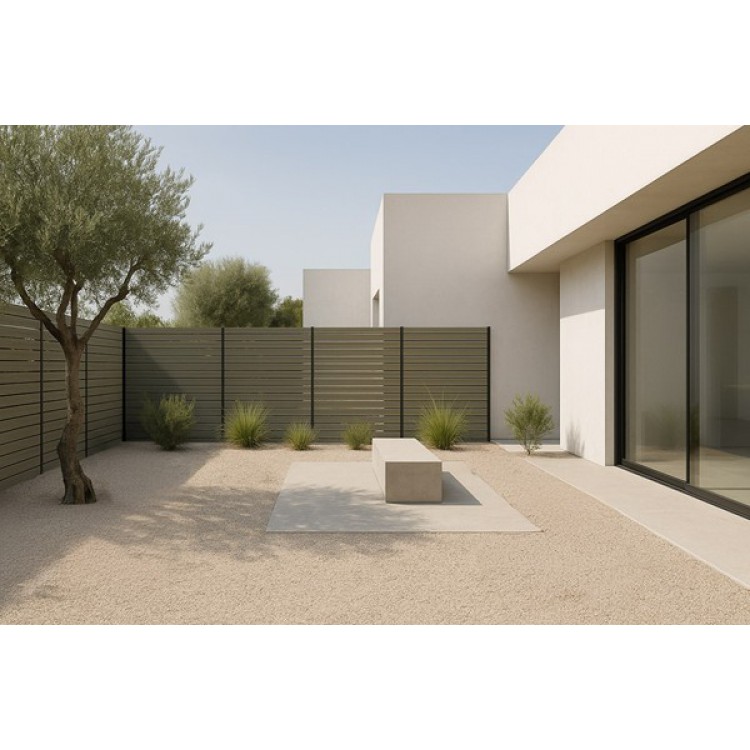 WPC ΠΕΡΙΦΡΑΞΗΣ 20/120mm OLIVE 50170 NewPlan