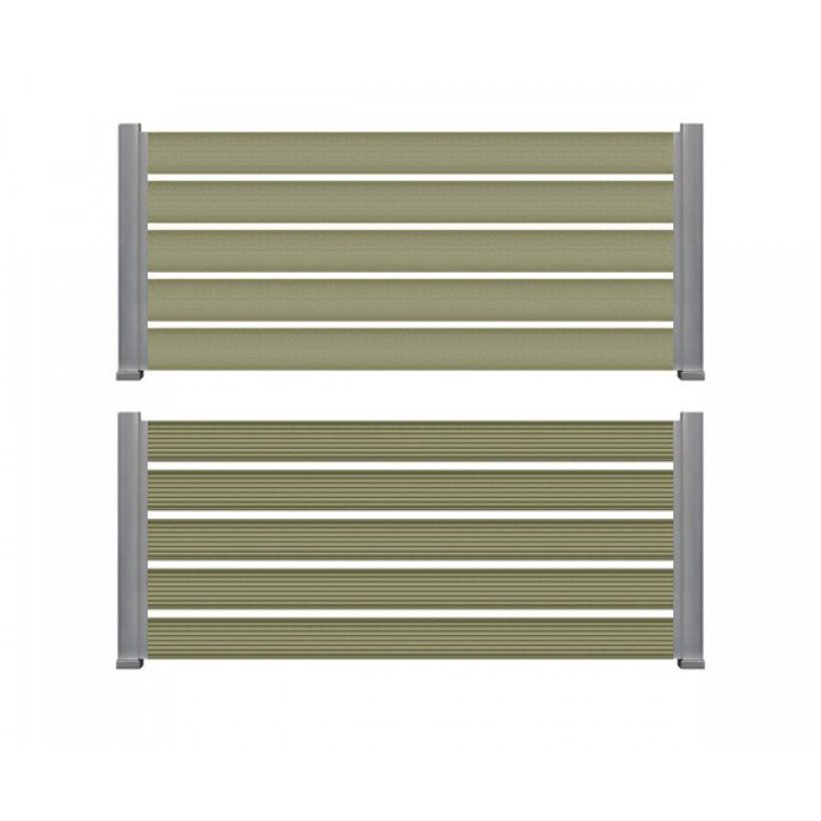 WPC ΠΕΡΙΦΡΑΞΗΣ 20/120mm OLIVE 50170 NewPlan