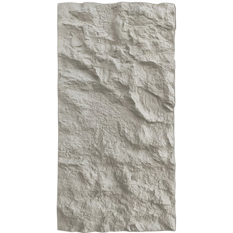 PANEL PU ΤΕΧΝΗΤΗΣ ΠΕΤΡΑΣ 323040 MOUNTAIN ROCK 600/1200mm LIGHT GREY NewPlan