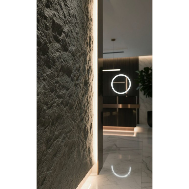 PANEL ΕΥΚΑΜΠΤΗΣ ΠΕΤΡΑΣ 114050 STAR MOON STONE 600/1200mm MEDIUM GREY NewPlan
