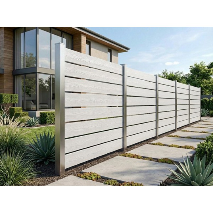 WPC ΠΕΡΙΦΡΑΞΗΣ PREMIUM  20/120mm  WHITE 25130 NewPlan