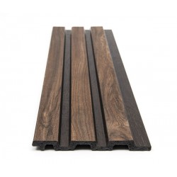 PS PANEL ΜΕ 3D ΠΗΧΑΚΙΑ 54 PIANO 12/122/2900mm WALNUT/DARK BROWN NewPlan