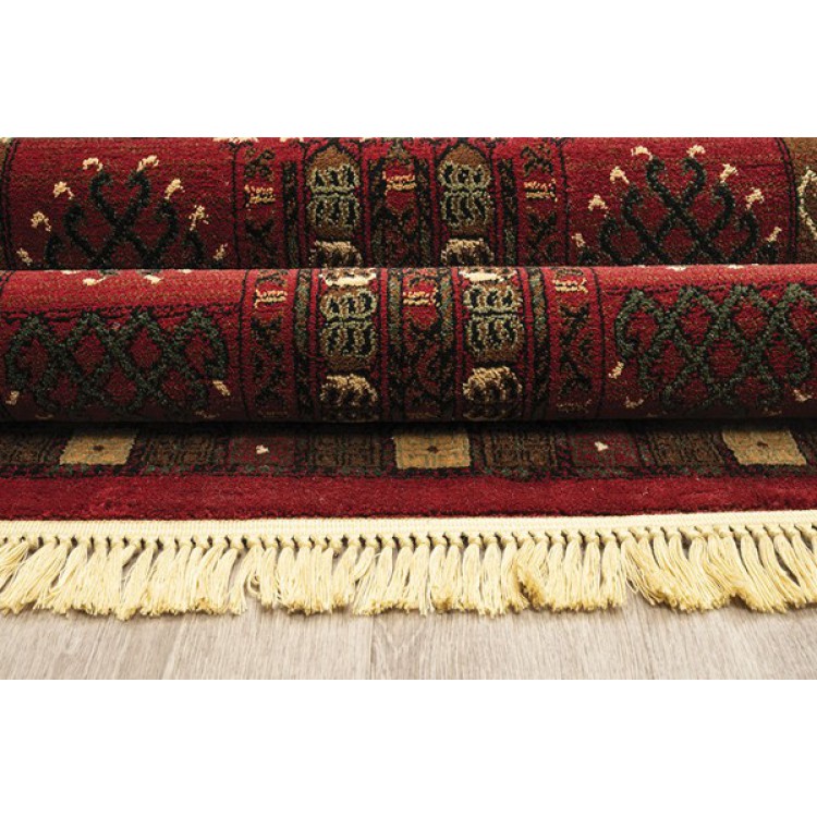 ΧΑΛΙ PERSIA 2273 BURGUNDY ΜΕ ΚΡΟΣΣΙ 