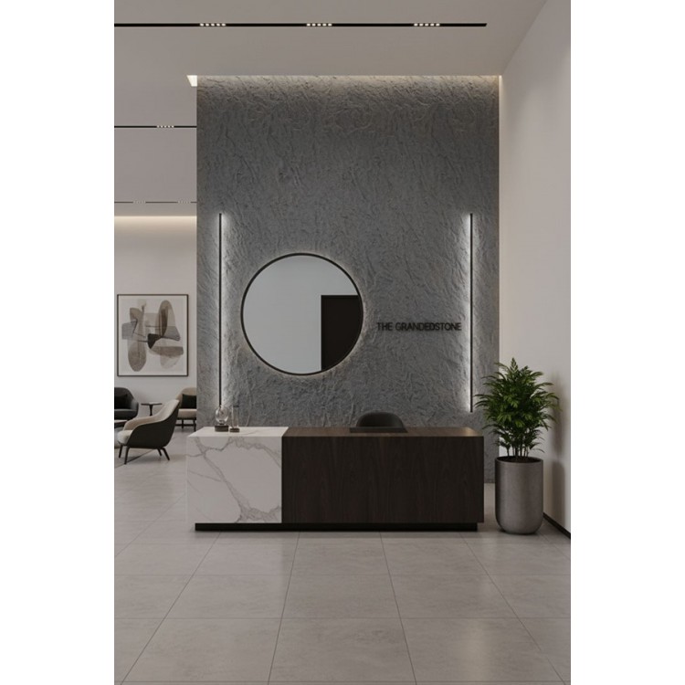 PANEL ΕΥΚΑΜΠΤΗΣ ΠΕΤΡΑΣ 108050 ROUGH GRANITE 600/1200mm MEDIUM GREY NewPlan