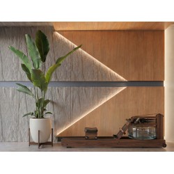 PANEL PU ΤΕΧΝΗΤΗΣ ΠΕΤΡΑΣ 301040 STONE SKIN 600/1200mm LIGHT GREY NewPlan