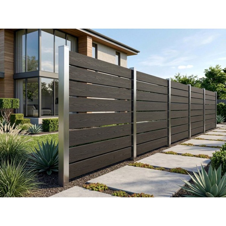 WPC ΠΕΡΙΦΡΑΞΗΣ PREMIUM  20/120mm  CHARCOAL 2550 NewPlan