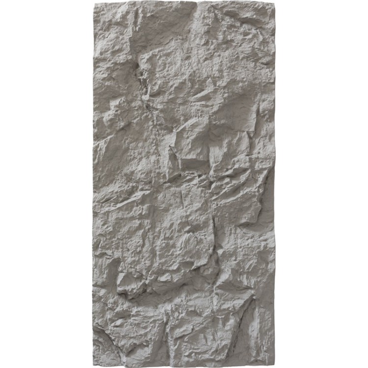 PANEL PU ΤΕΧΝΗΤΗΣ ΠΕΤΡΑΣ 321040 MOUNTAIN ROCK 600/1200mm LIGHT GREY NewPlan