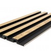PS PANEL  ΜΕ 3D ΠΗΧΑΚΙΑ F4 RESIDENCE 21/122 mm  NAT.OAK/BLACK NewPlan