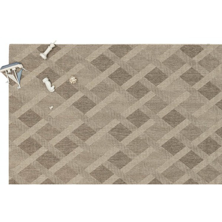 ΧΑΛΙ ETHNIK  203729C BROWN/CARAMEL BEIGE - 070X140  NewPlan
