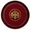 ΧΑΛΙ ΕΚΚΛΗΣΙΑΣΤΙΚΟ ATHOS 2128A BURGUNDY  ΡΟΤΟΝΤΑ - 200X200  NewPlan