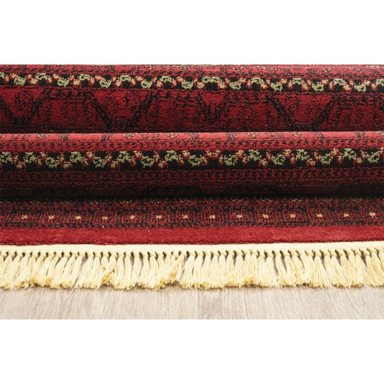 ΧΑΛΙ PERSIA 2288 BURGUNDY ΜΕ ΚΡΟΣΣΙ 