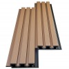 WPC PANEL 2ης ΓΕΝΙΑΣ ΜΕ 3D ΠΗΧΑΚΙΑ 25/147.5mm OAK 5580 NewPlan