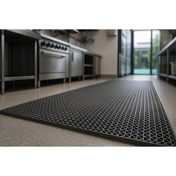 ΠΛΑΣΤΙΚΟ ΔΑΠΕΔΟ ZIGZAG ΜΑΤ 5mm GREY 1.20Μ NewPlan