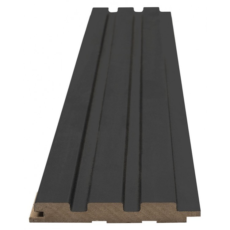 MDF PANEL ΜΕ 3D ΠΗΧΑΚΙΑ 507090 BEAT DL 16/119/2750mm BLACK LEAD NewPlan