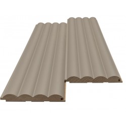 MDF PANEL ΜΕ 3D ΠΗΧΑΚΙΑ 806090 WAVE DL 16/119/2750mm SAND GREY NewPlan