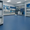 ΠΛΑΣΤΙΚΟ ΔΑΠΕΔΟ ΤΑΠΑ 1mm OCEAN BLUE 2Μ NewPlan