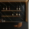 PVC MEGA PANEL 2.8/1220/2800mm CARRARA BLACK 204 NewPlan
