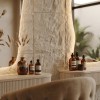 PANEL PU ΤΕΧΝΗΤΗΣ ΠΕΤΡΑΣ 305020 STONE SKIN 600/1200mm BEIGE WHITE NewPlan