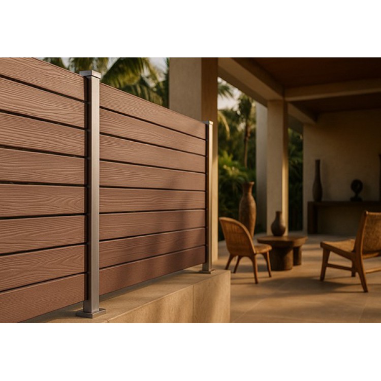 WPC ΠΕΡΙΦΡΑΞΗΣ ΝΕΑΣ ΓΕΝΙΑΣ 21/120mm TEAK 90155 NewPlan