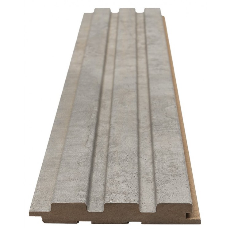 MDF PANEL ΜΕ 3D ΠΗΧΑΚΙΑ 504070 BEAT ST 16/119/2750mm CHICAGO CONCRETE NewPlan