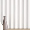 MDF PANEL ΜΕ 3D ΠΗΧΑΚΙΑ 802040 WAVE ST 16/119/2750mm WHITE NewPlan