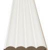 MDF PANEL ΜΕ 3D ΠΗΧΑΚΙΑ 802040 WAVE ST 16/119/2750mm WHITE NewPlan