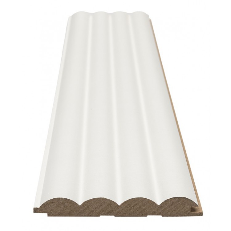 MDF PANEL ΜΕ 3D ΠΗΧΑΚΙΑ 802040 WAVE ST 16/119/2750mm WHITE NewPlan