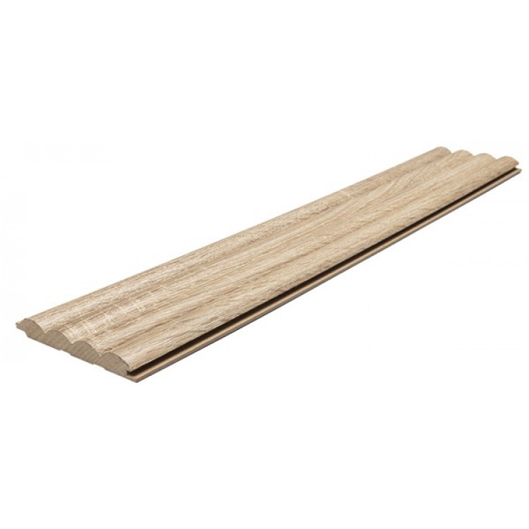 MDF PANEL ME 3D ΠΗΧΑΚΙΑ 801050 WAVE ST 16/119/2750mm SONOMA OAK NewPlan