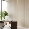 PANEL ΕΥΚΑΜΠΤΗΣ ΠΕΤΡΑΣ 119020  LINE STONE BOARD 600/1200mm BEIGE WHITE NewPlan