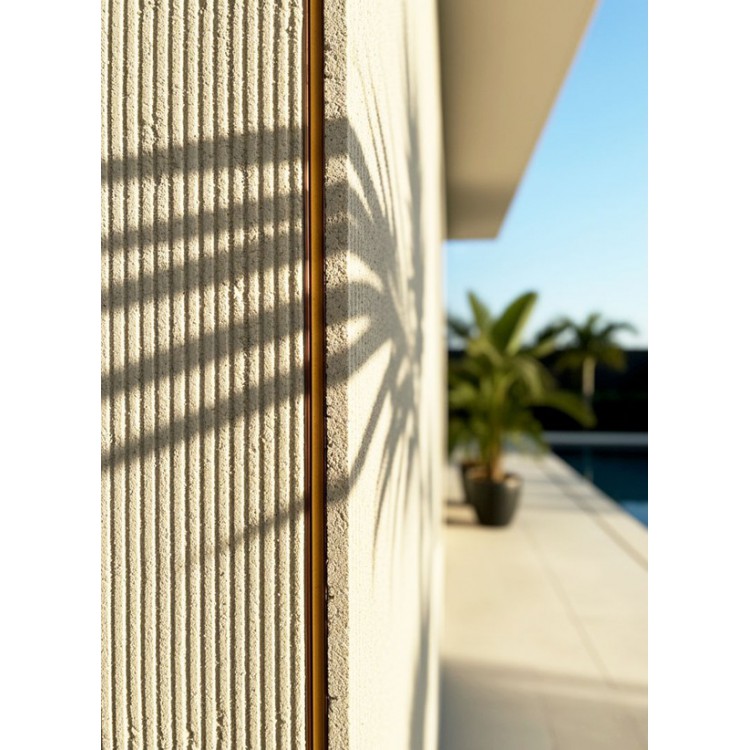 PANEL ΕΥΚΑΜΠΤΗΣ ΠΕΤΡΑΣ 119020  LINE STONE BOARD 600/1200mm BEIGE WHITE NewPlan