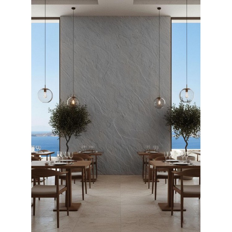 PANEL 101040 (ΚΙΒ 10ΤΜΧ) ΕΥΚΑΜΠΤΗΣ ΠΕΤΡΑΣ 600/1200mm SLATE LIGHT GREY NewPlan