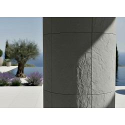 PANEL ΕΥΚΑΜΠΤΗΣ ΠΕΤΡΑΣ 101050 SLATE 600/1200mm MEDIUM GREY NewPlan