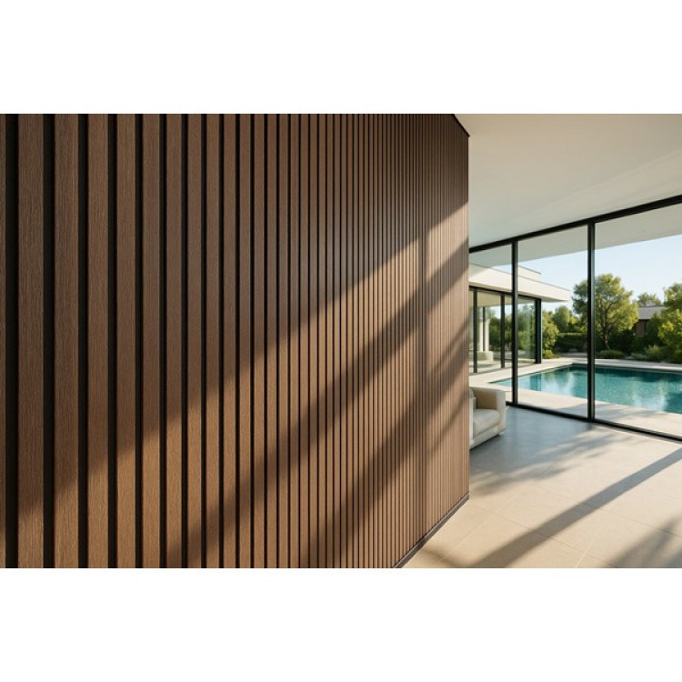 PS PANEL ΜΕ 3D ΠΗΧΑΚΙΑ 11 PIANO 12/122/2900mm GOLDEN OAK/D.BROWN NewPlan