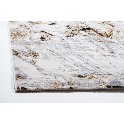 Χαλί Μοντέρνο Shiny Velvet 5643 Anthracite Yellow