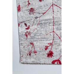 Χαλί Μοντέρνο Shiny Velvet 5641 L.Grey-Red